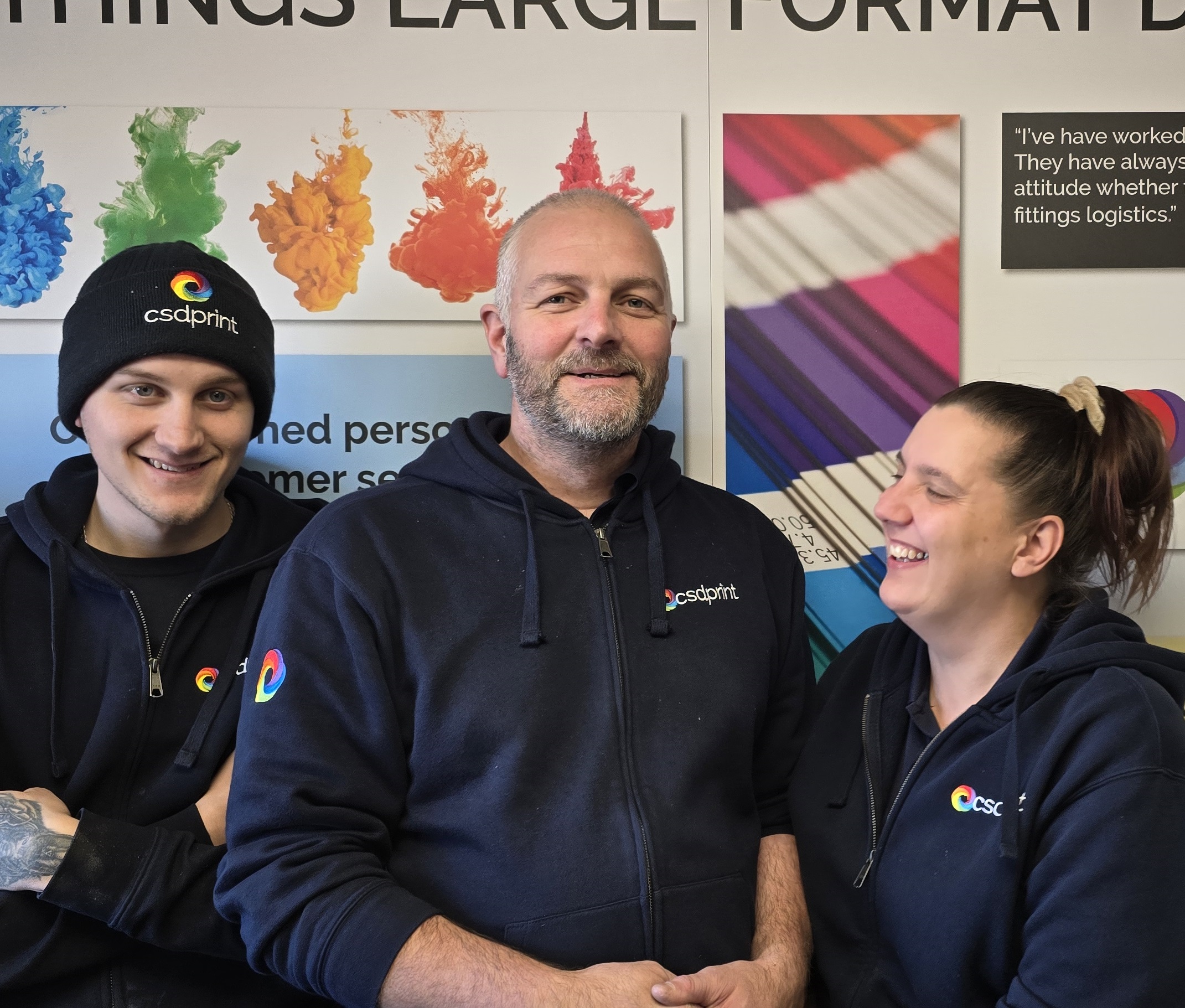 Craig Austin, has joined his wife Kerry and son, Liam at CSDPrint as our new operations manager