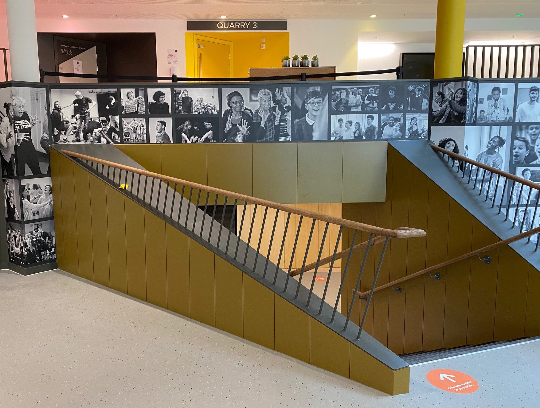 Bespoke graphics for Leeds Playhouses foyer